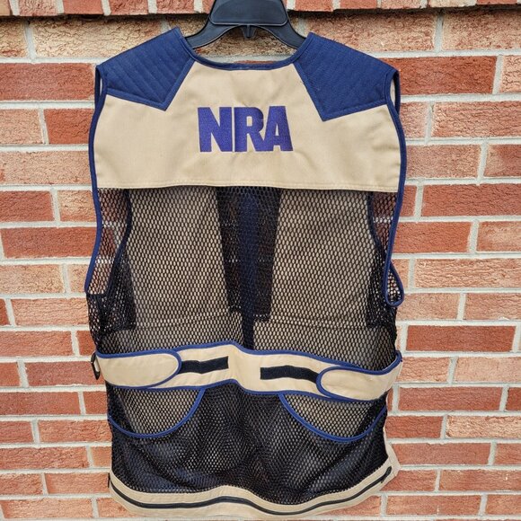NRA National Rifle Association Double Pad Shooting and Game Vest Men's Size XL - Picture 2 of 7